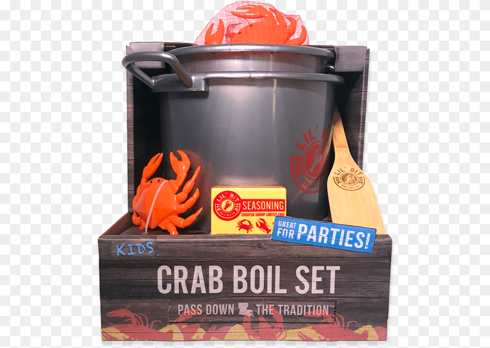 Lil Bit Boil Set Seafood Boil, Box Png