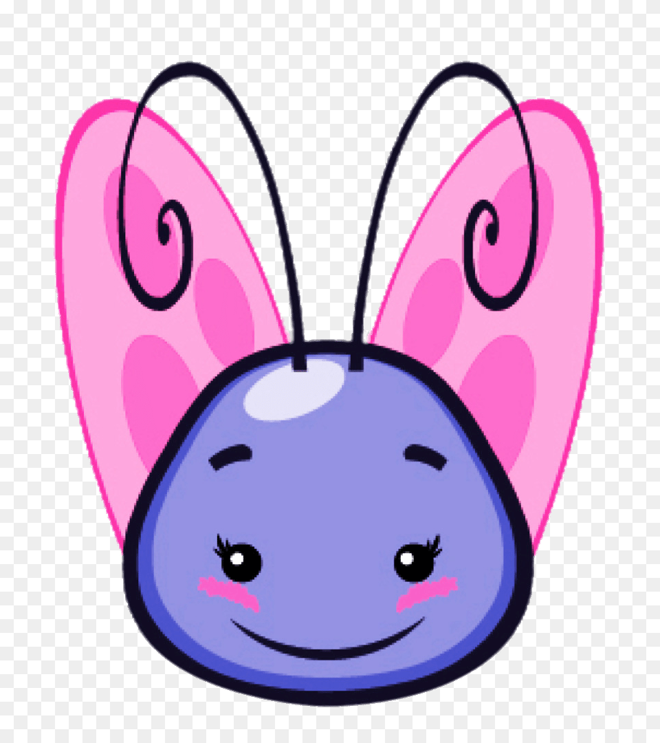Lil Butterfly Head, Face, Person, Purple Free Png Download