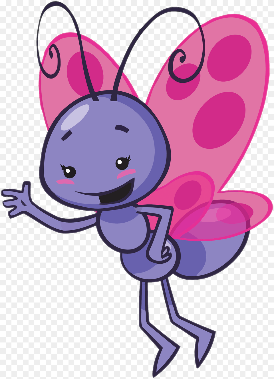 Lil Butterfly Waving Borboleta Da Galinha Pintadinha, Purple, Animal, Bee, Dynamite Free Png