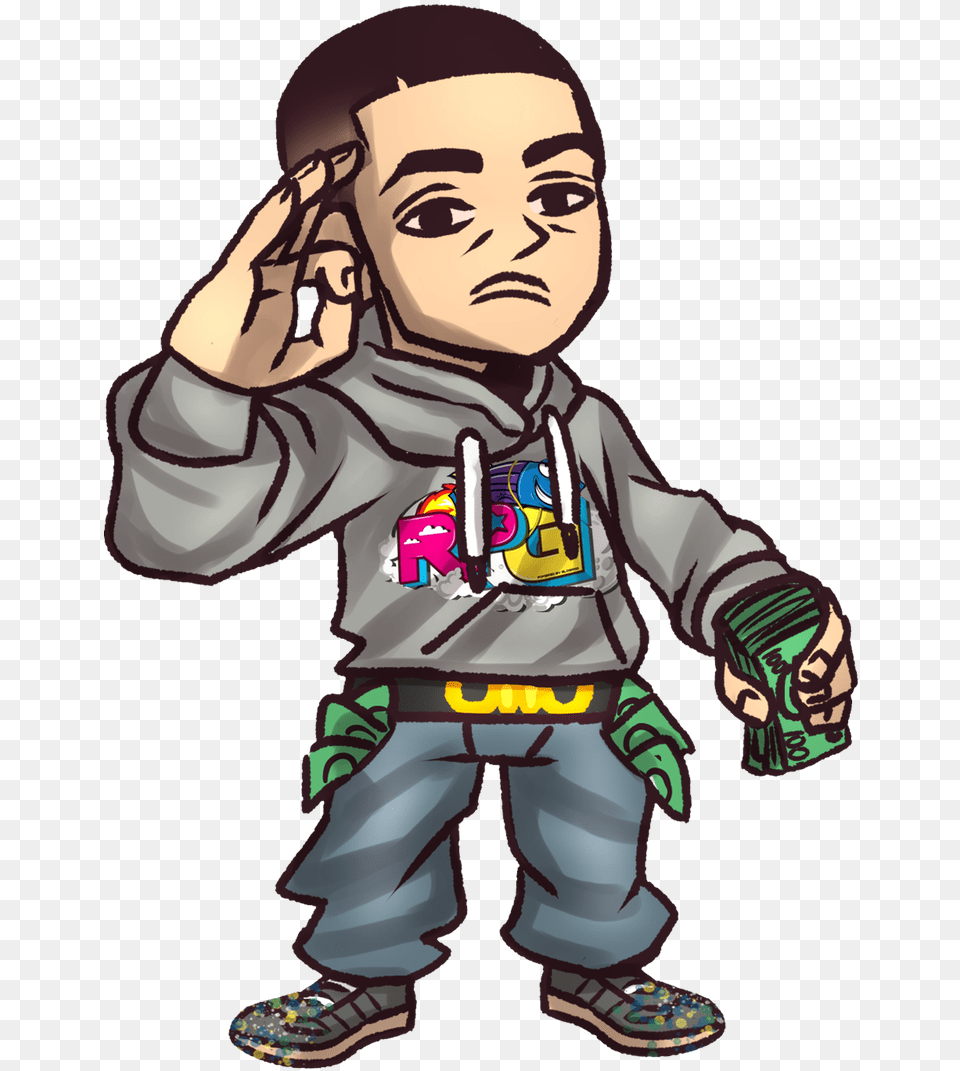 Lil Flashlilturnup On Twitter Glo Gang Cartoon Lil Flash, Baby, Person, Photography, Head Png