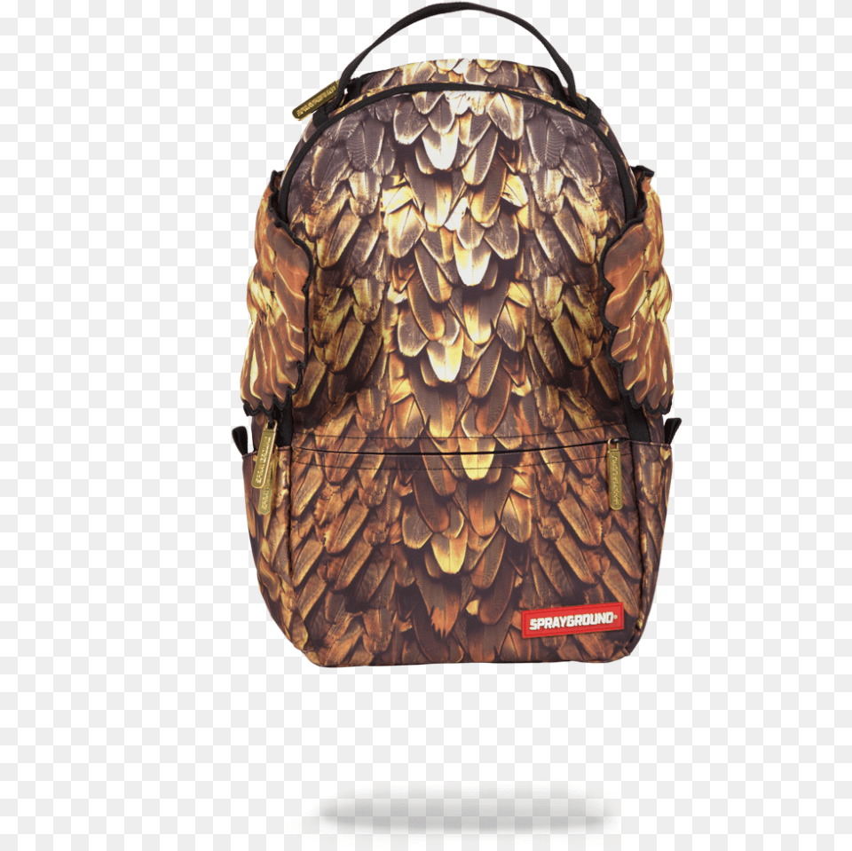 Lil Gold Wings Sprayground, Accessories, Bag, Handbag, Purse Png Image