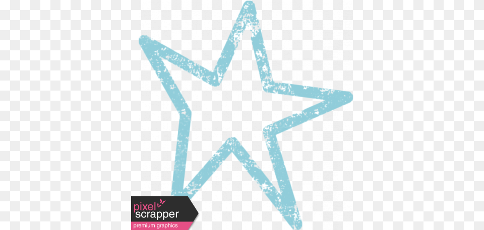 Lil Monster Blue Star Stamp Outline Graphic By Sheila Reid Graphic Design, Star Symbol, Symbol, Cross Free Transparent Png