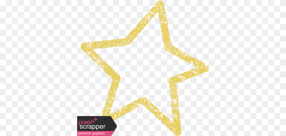Lil Monster Yellow Star Outline Stamp Graphic By Sheila Reid Dot, Star Symbol, Symbol Free Transparent Png