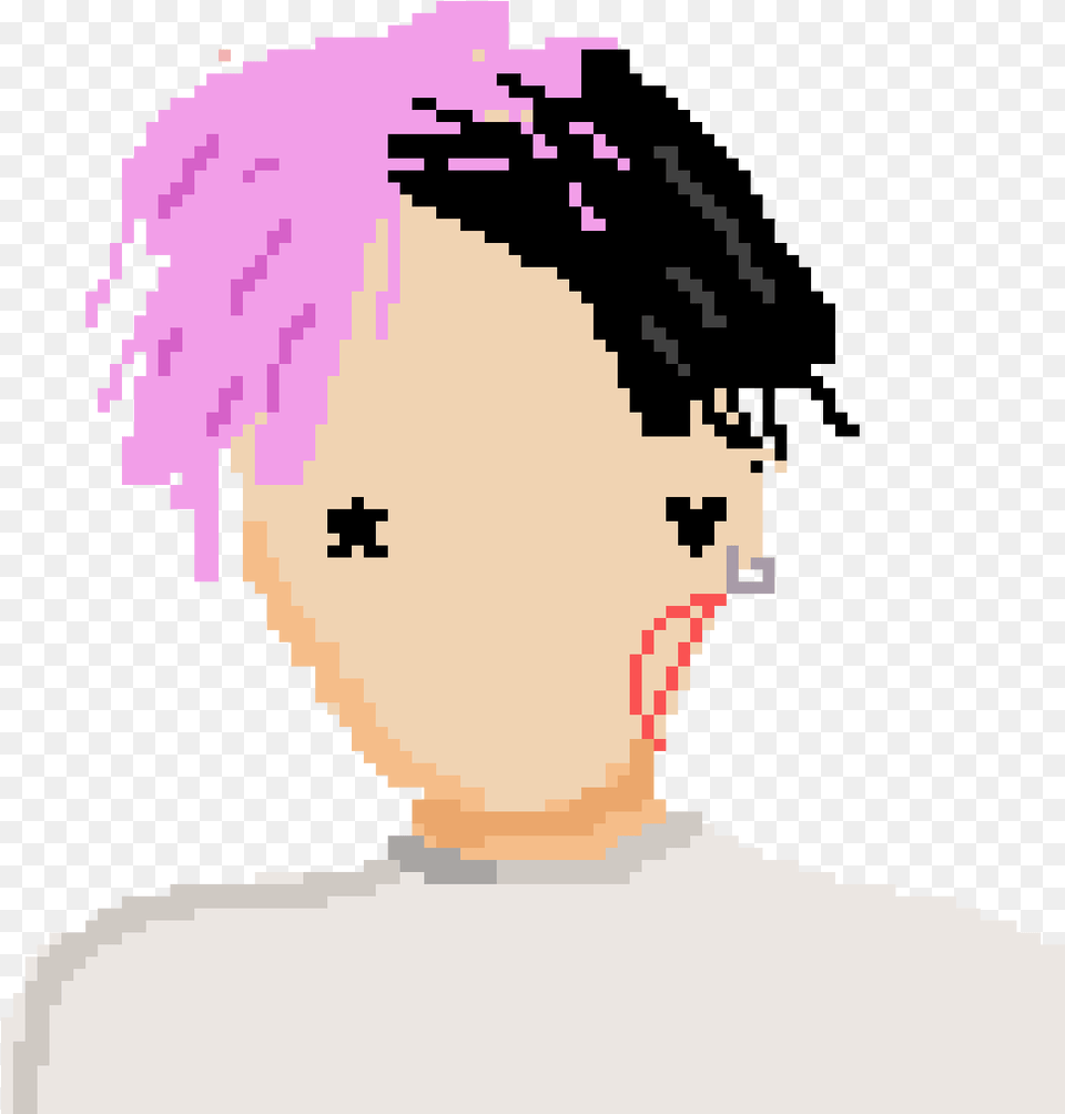 Lil Peep Cartoon, Face, Head, Person, Photography Png
