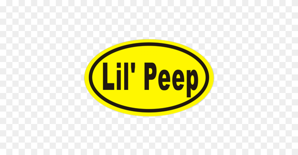 Lil Peep Oval Sticker, Logo Png