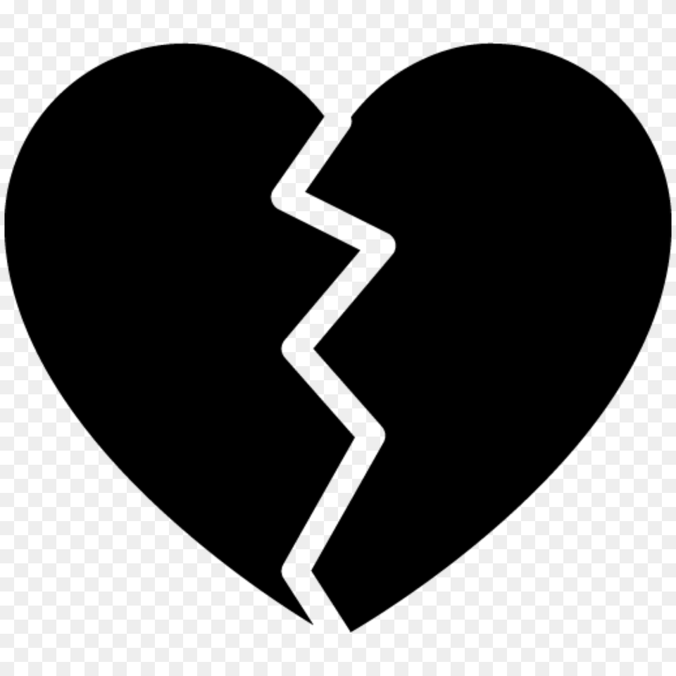 Lil Peep Tatoo Broken Heart Black, Gray Png Image