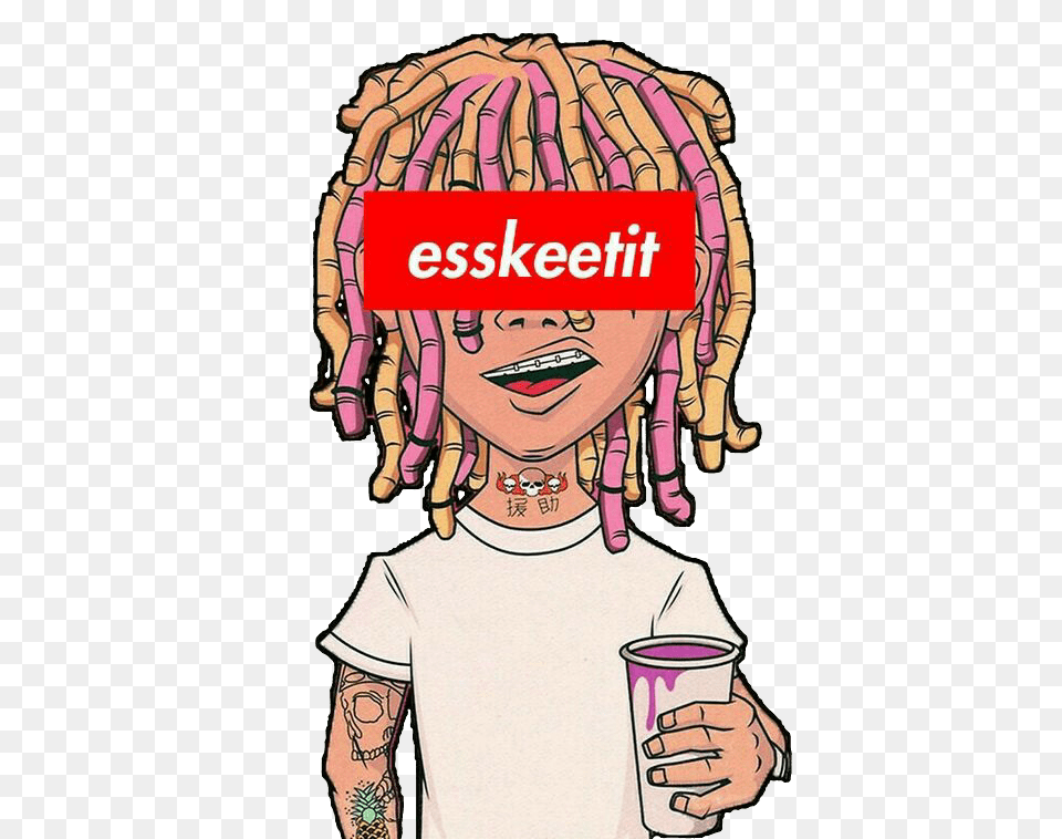 Lil Pump Esketit Download Download Bart Simpson Lil Pump, Book, Comics, Publication, Adult Free Png