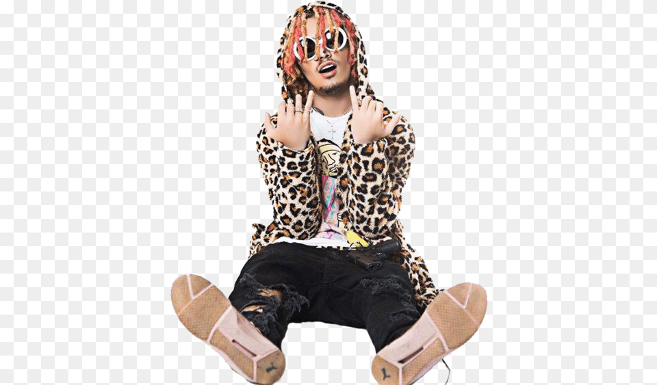 Lil Pump Lil Pump Let39s Get, Clothing, Coat, Woman, Adult Png Image