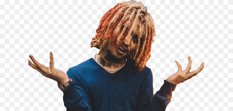 Lil Pump Lilpump Gucci Gang Guccigang Weed Blackandwhite Lil Pump Wallpaper Hd, Adult, Person, Woman, Female Png