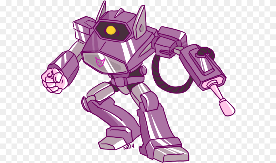 Lil Transparent Shockwave Drawing Based Off This Toy Lil Shockwave Transformers, Purple, Robot, Baby, Person Png Image