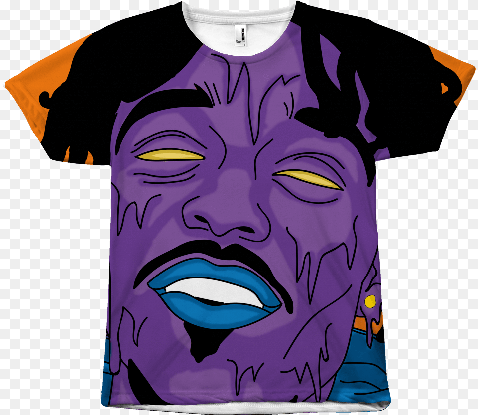 Lil Uzi Illustration Illustration, T-shirt, Clothing, Shirt, Person Png Image