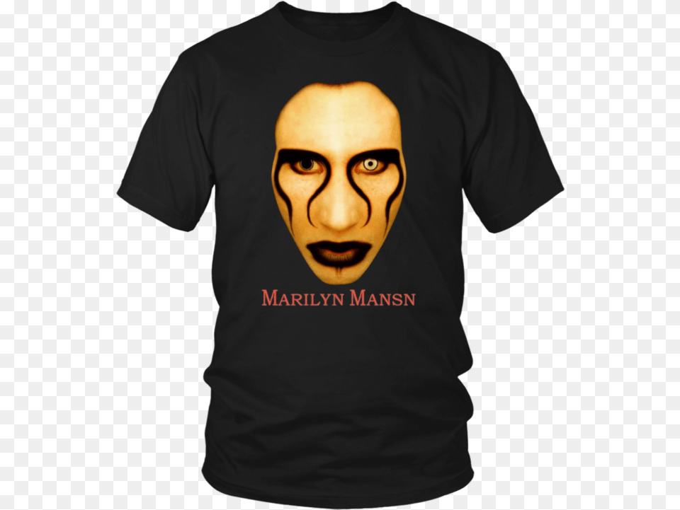 Lil Uzi Marilyn Manson T Shirt Marilyn Manson T Shirt Lil Uzi, Clothing, T-shirt, Face, Head Free Transparent Png