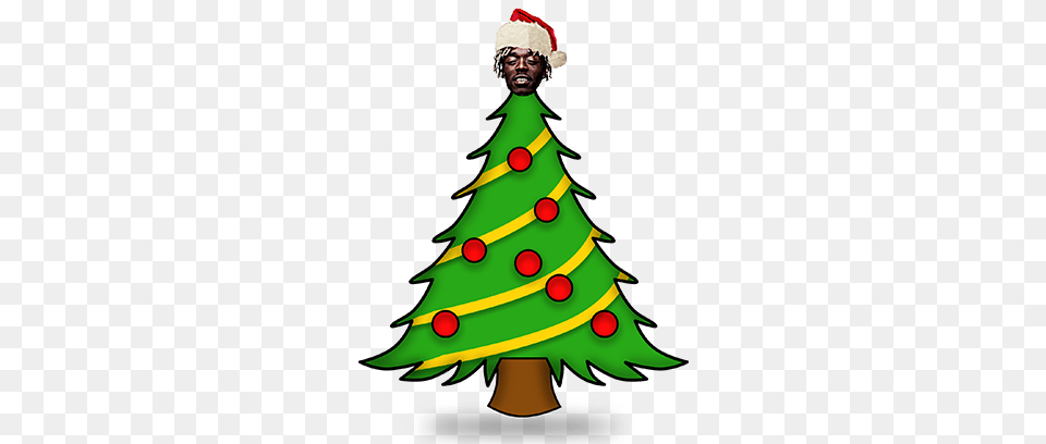 Lil Uzi Vert A Very Christmas Sticker Pack By Warner Christmas Day, Adult, Person, Man, Male Png Image