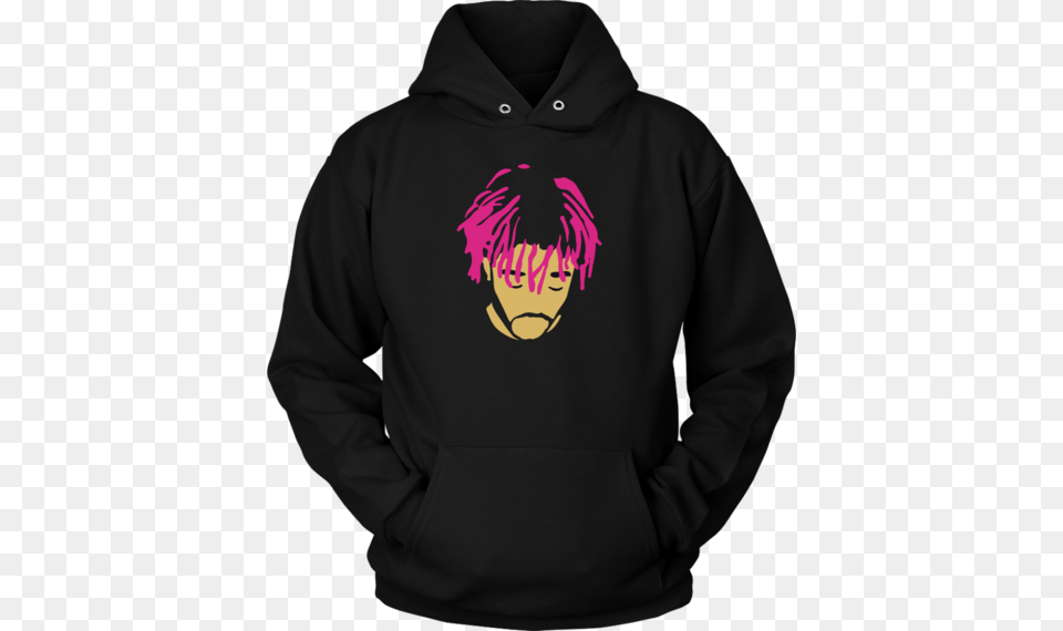 Lil Uzi Vert Pink Hair Hoodie In Color Apparel, Sweatshirt, Sweater, Knitwear, Clothing Free Png