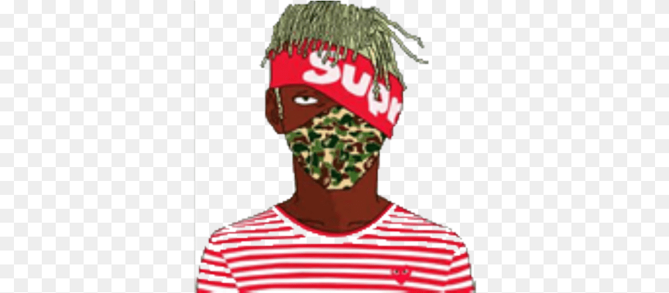 Lil Uzi Vert Roblox Acne Studios Striped T Shirt, Accessories, Bandana, Headband, Adult Free Png