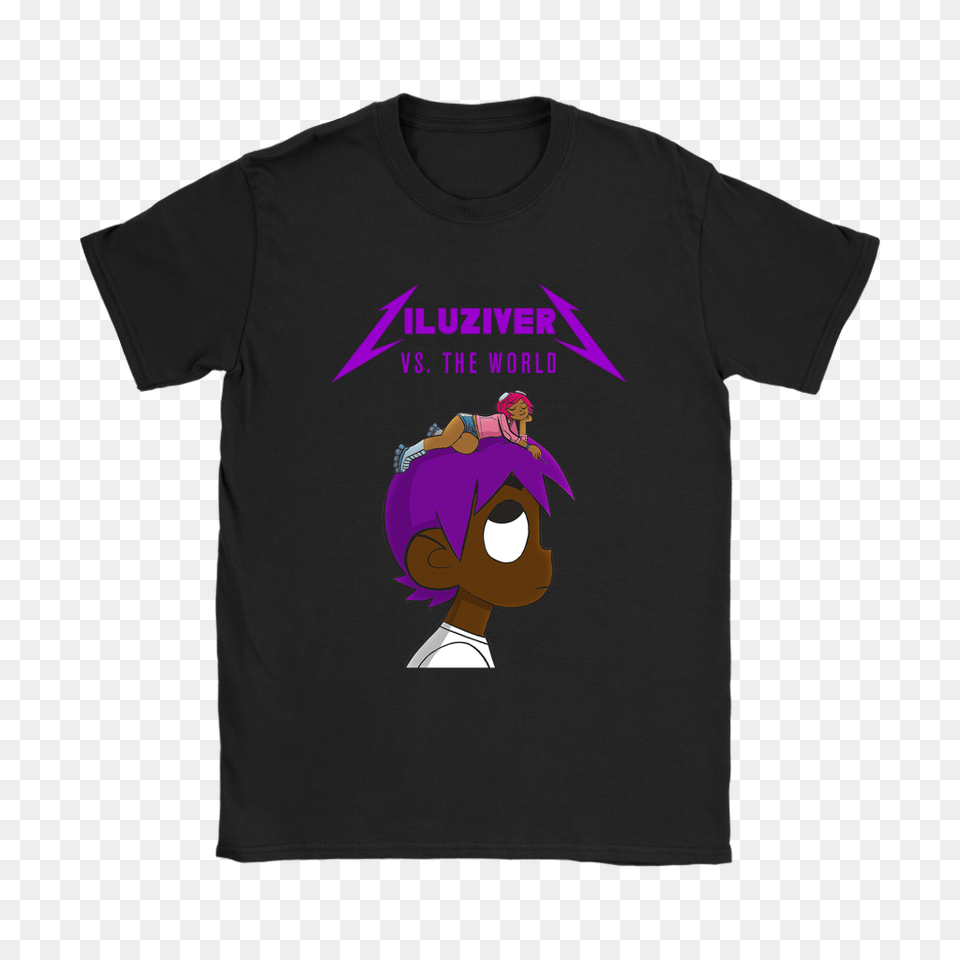 Lil Uzi Vert Vs The World T Shirt Graphic Art Gift Shirts, Clothing, T-shirt, Person, Face Png