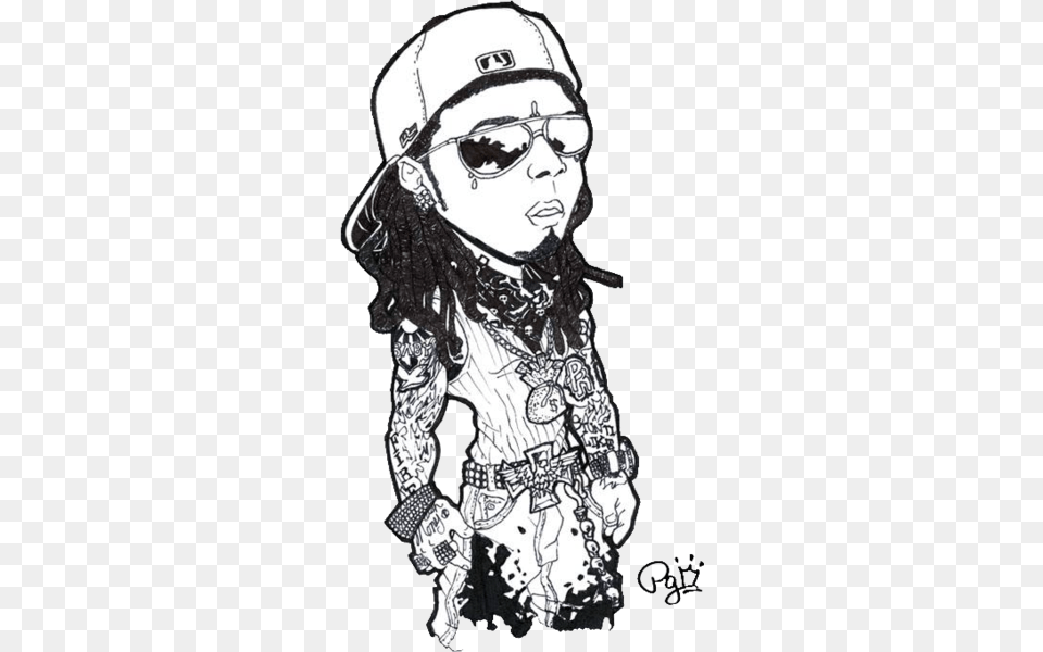 Lil Wayne Clipart Transparent Drawings Of Lil Wayne, Art, Doodle, Drawing, Adult Free Png Download