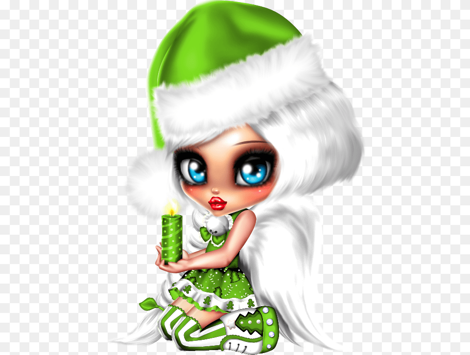 Lil Xmas Doll Transparent, Elf, Toy, Candle, Face Png Image