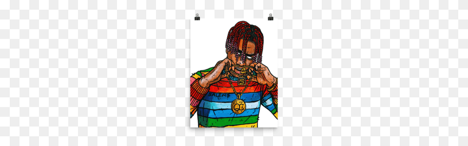 Lil Yachty Print Salem, Art, Face, Head, Person Free Png Download