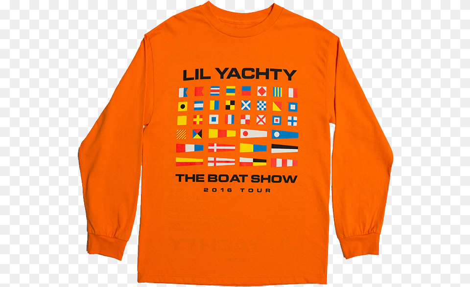 Lil Yachty Sailing Team Sweatshirt, Clothing, Long Sleeve, Shirt, Sleeve Png