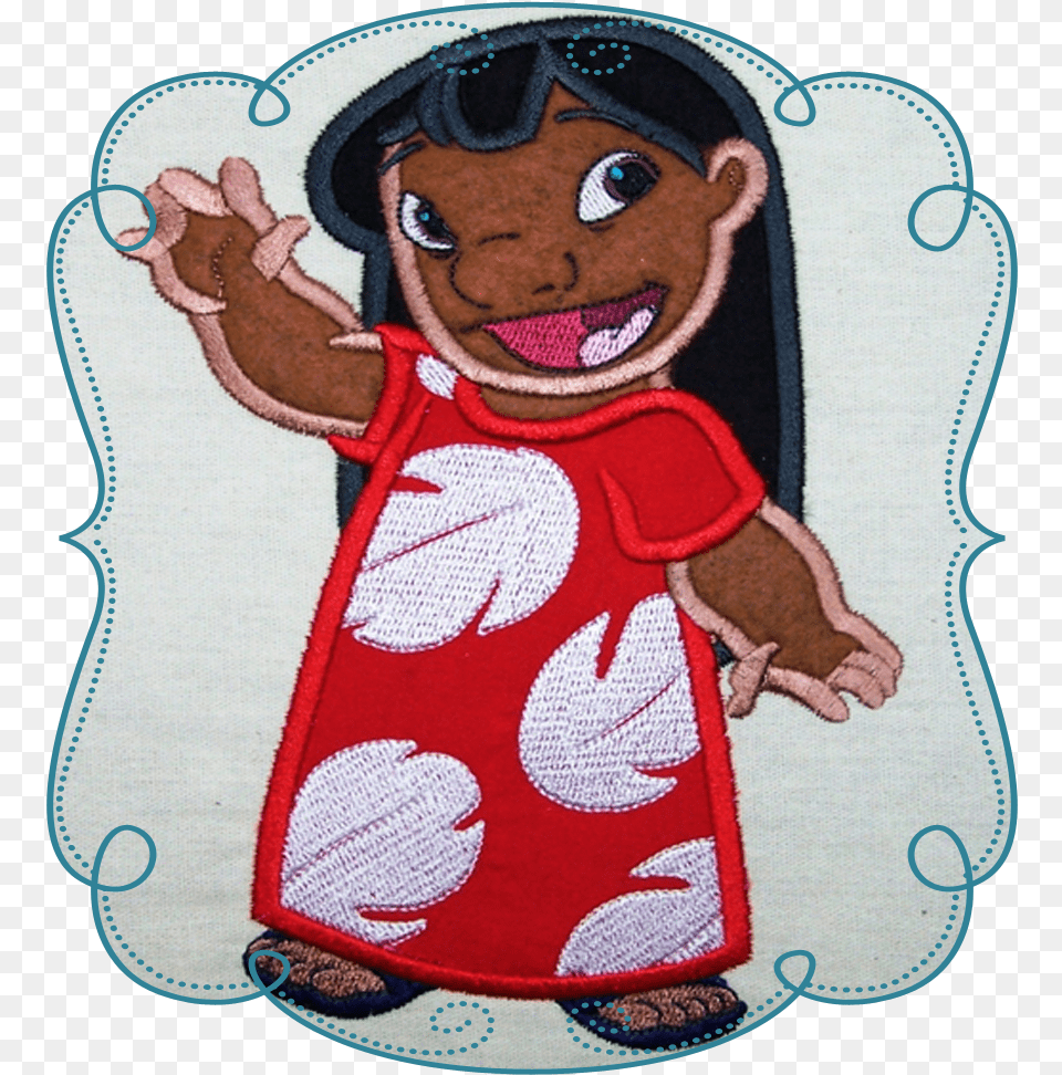 Lila Lila Lilo And Stitch, Applique, Pattern, Clothing, Dress Free Png Download
