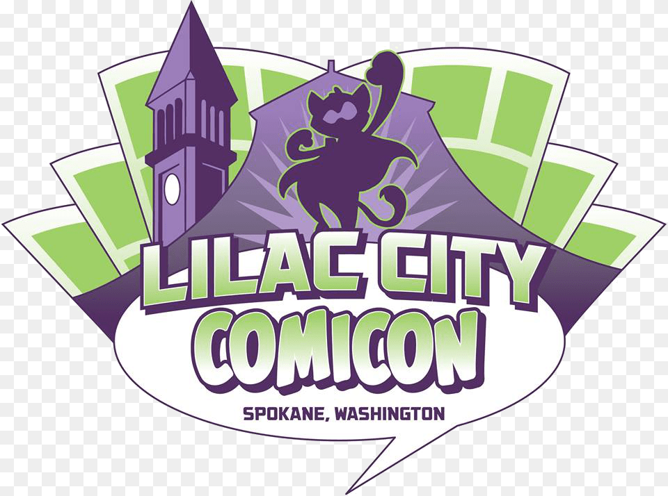 Lilac City Comicon 2019, Advertisement, Logo, Art, Graphics Png Image
