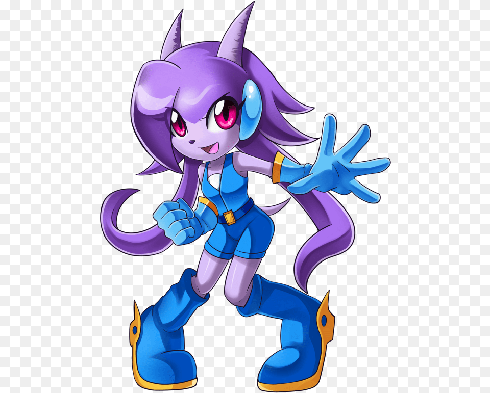 Lilac From Freedom Planet, Book, Comics, Publication, Purple Free Png Download