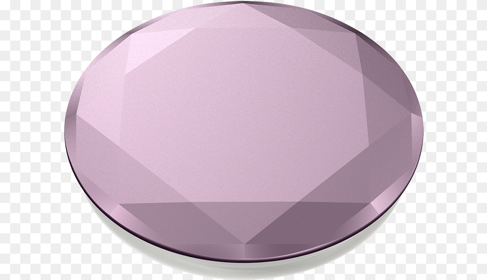 Lilac Metallic Diamond Purple Diamond Popsocket, Accessories, Gemstone, Jewelry, Sphere Free Transparent Png