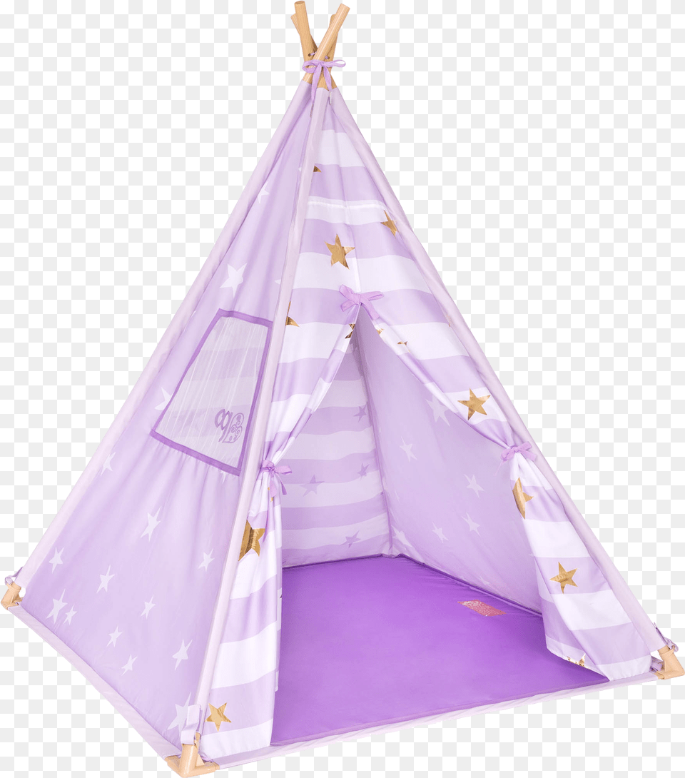 Lilac Suite Teepee For Kids And Dolls Kids Purple Teepee, Tent, Bridal Veil, Wedding, Person Free Png Download