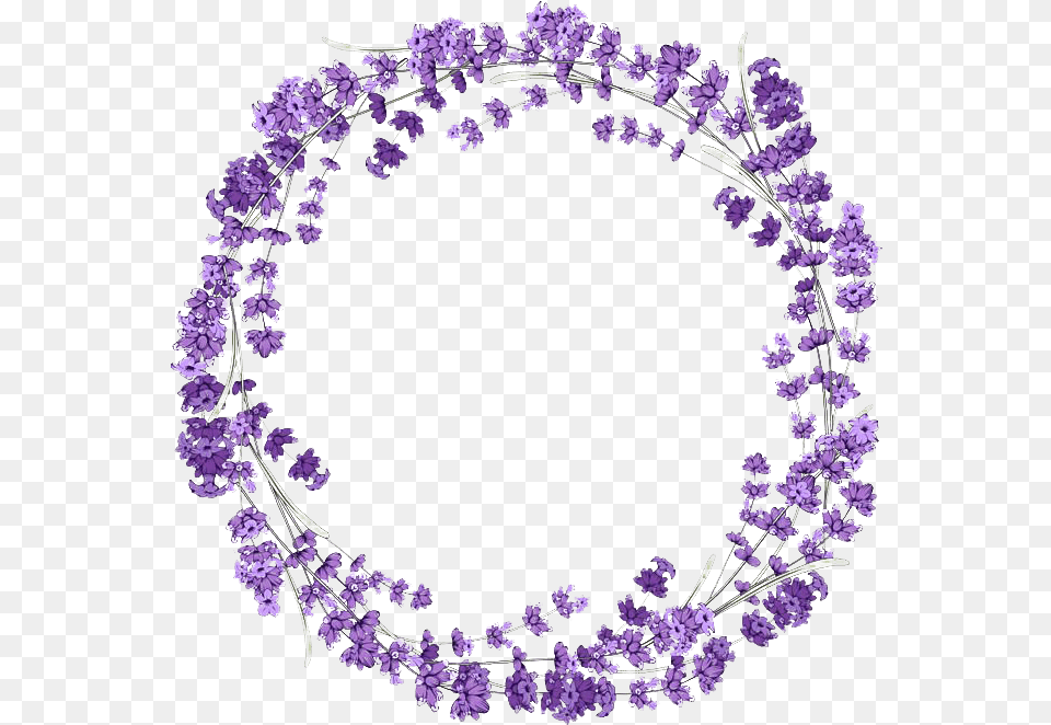 Lilac Wreath Image Purple Flower Circle, Plant, Lavender Free Png