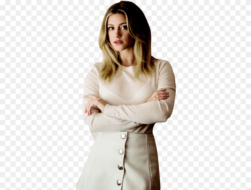 Lili Reinhart Betty Cooper Hair Out, Adult, Sleeve, Person, Long Sleeve Free Transparent Png