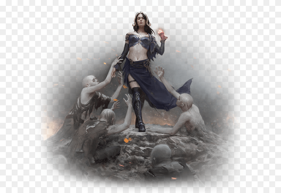 Liliana Vess By Wotc Magic The Gathering Wallpaper 4k, Adult, Person, Woman, Female Free Png Download