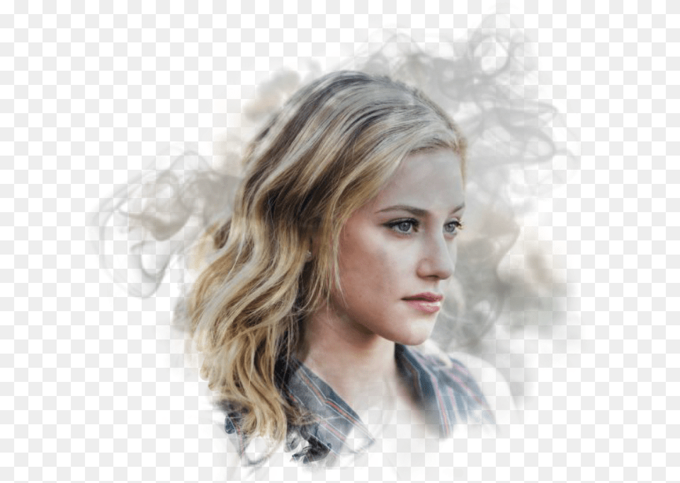 Lilirangan Bettycooper Smokeeffect Smoking Riverdale Lili Reinhart, Head, Blonde, Face, Portrait Free Transparent Png