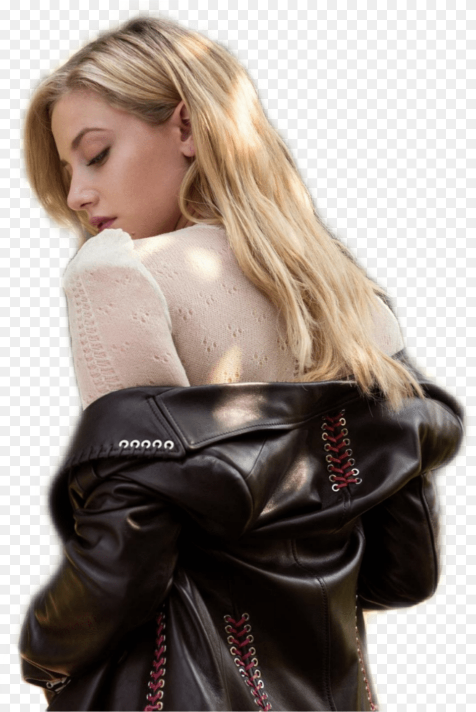 Lilireinhart Bettycopper Riverdale Colesprouse Lili Reinhart, Adult, Person, Jacket, Glove Png