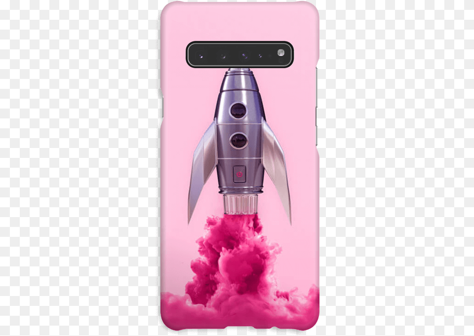 Lilla Rakett Deksel Galaxy S10 5g Pink Rocket Ship, Electronics, Mobile Phone, Phone, Aircraft Png Image