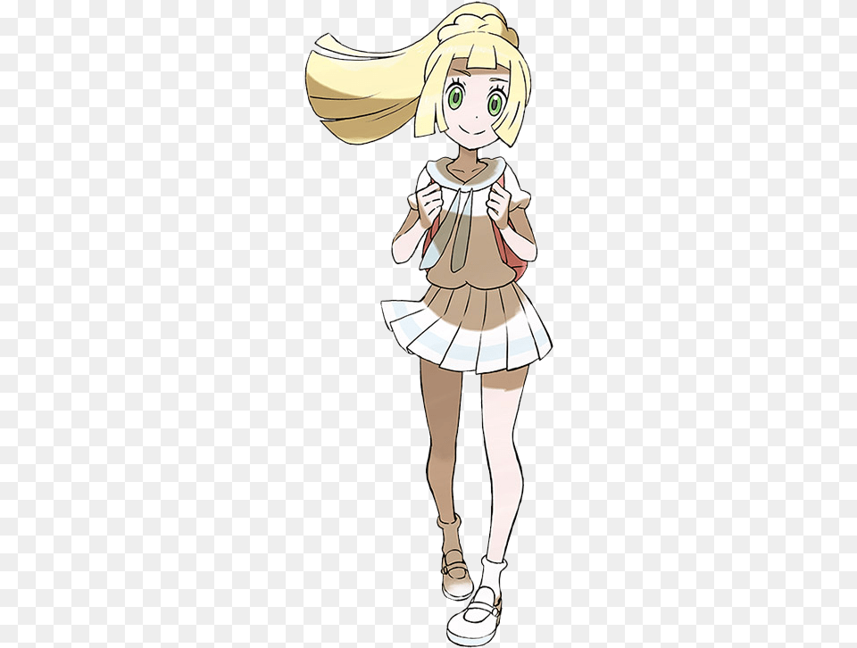 Lillie Pokemon Ultra Sun Lillie, Book, Comics, Publication, Person Png Image