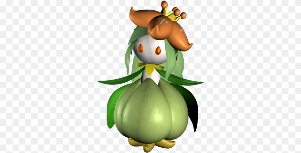 Lilligant 3d Model, Food, Produce, Plant, Fruit Free Png Download