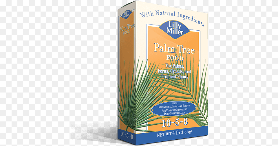 Lilly Miller Palm Tree Food 10 5 Lilly Miller Palm Tree 10 5 8 Plant Food 4lb Box, Herbal, Herbs, Seasoning Free Png Download