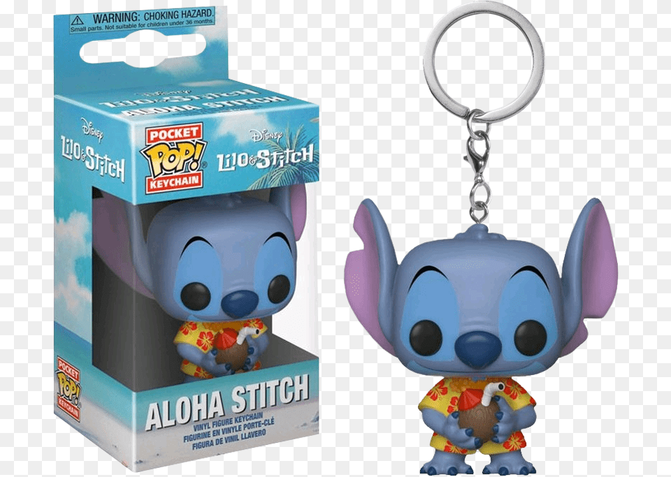 Lilo Aloha Stitch Funko Pop Keychain, Plush, Toy Png Image