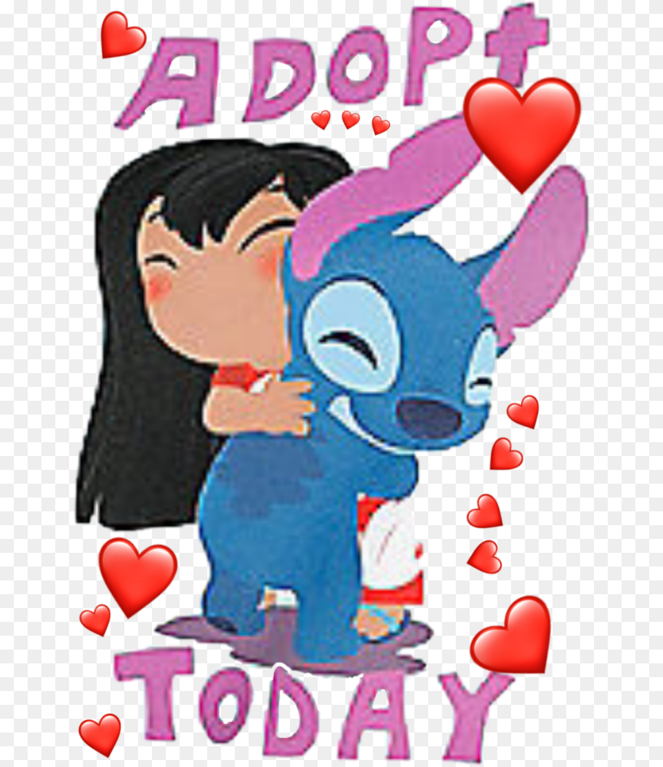 Lilo Amp Stitch Adopt Today Poster Adopt Today Lilo And Stitch, Publication, Book, Comics, Person Png