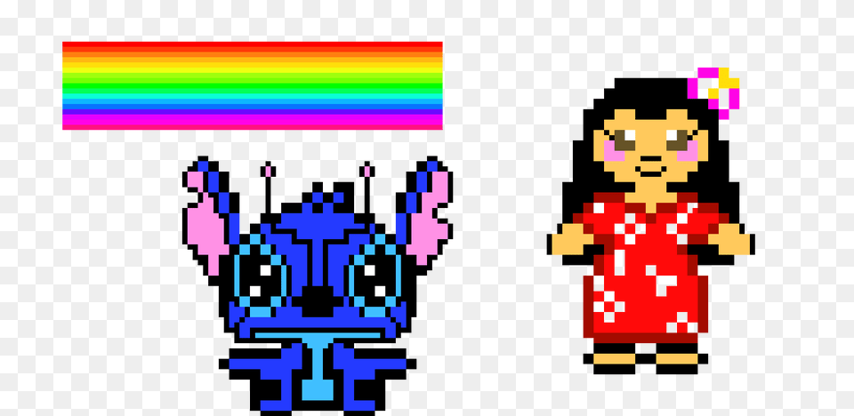 Lilo And Stitch Pixel Art Maker, Person, Qr Code Free Png Download