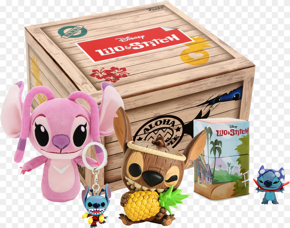 Lilo Hot Topic Stitch Box, Crate, Food, Fruit, Pineapple Free Transparent Png