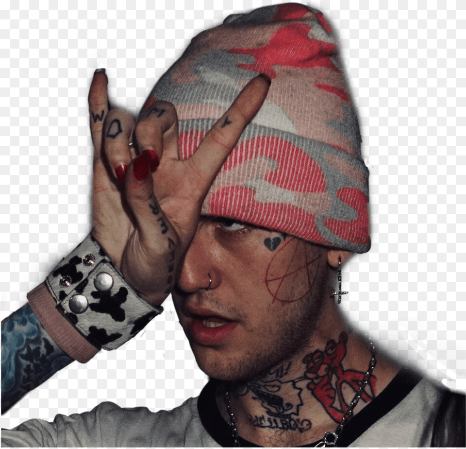 Lilpeep Lil Peep Emo Lil Peep Aesthetic, Tattoo, Body Part, Skin, Person Free Transparent Png