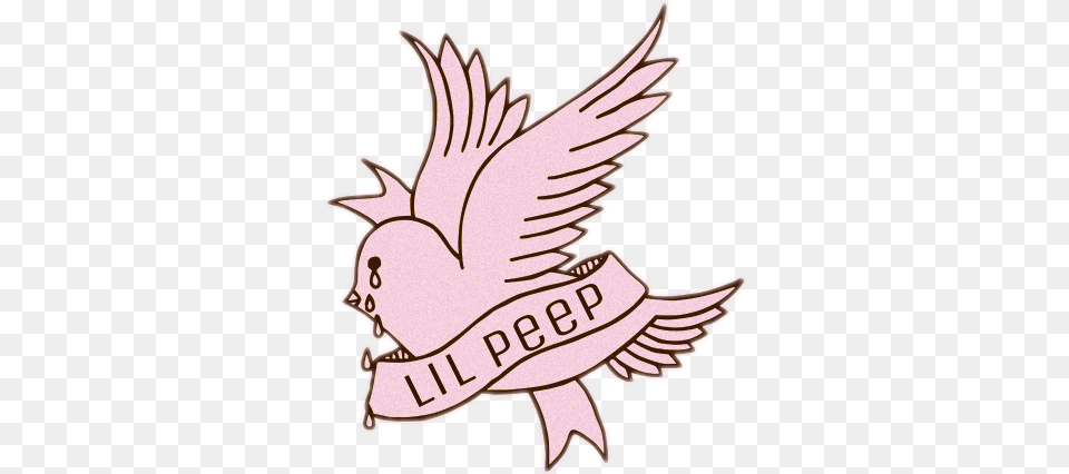 Lilpeep Sticker Cry Baby Album Lil Peep, Badge, Logo, Symbol Free Png