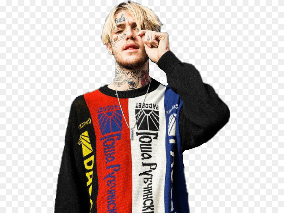 Lilpeepisdaddy Lilpeep Peep Lil Lilbopeep Gustavahr, T-shirt, Clothing, Sleeve, Long Sleeve Free Png Download