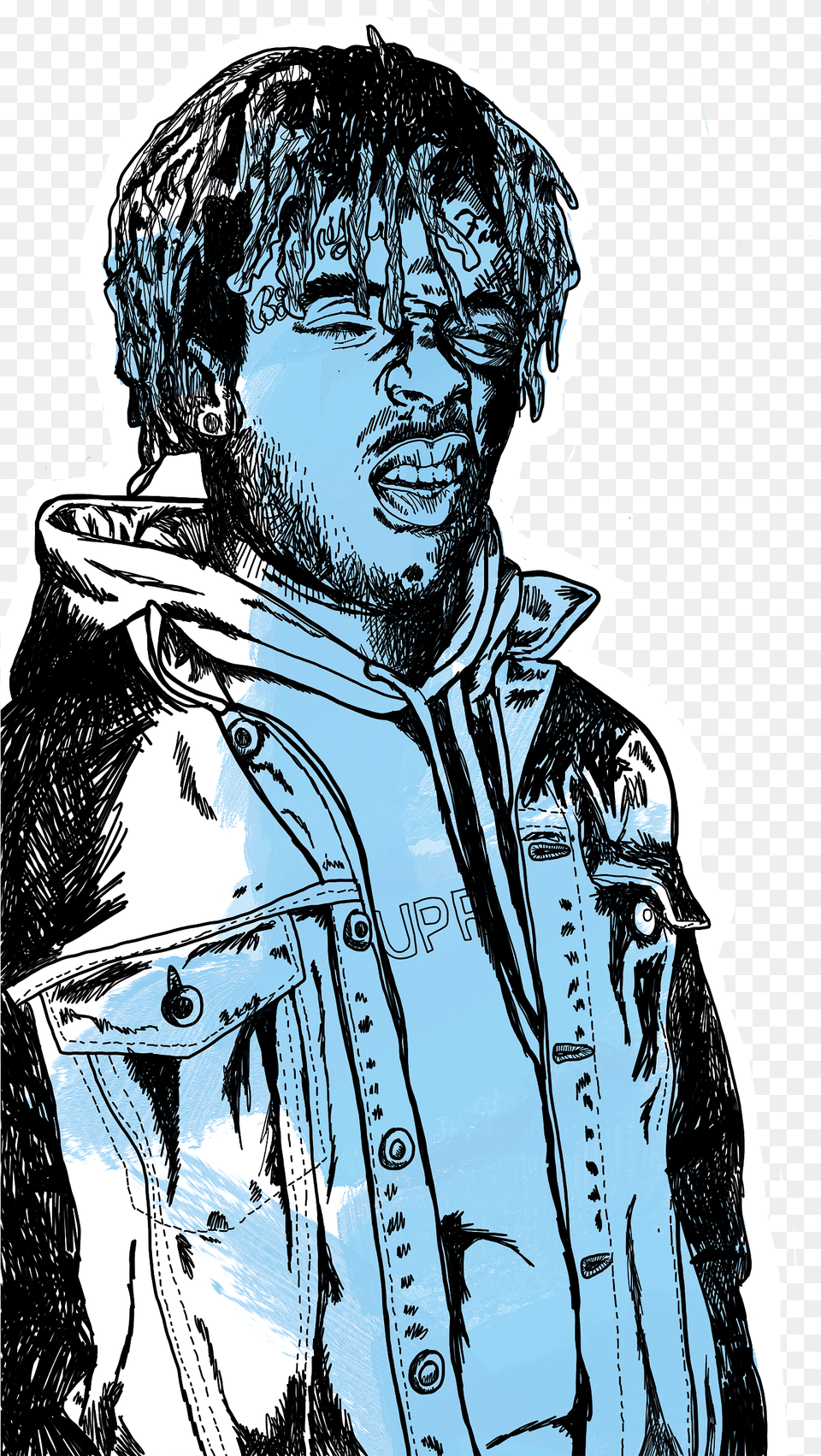 Liluzi Kanye West, Art, Adult, Male, Man Png