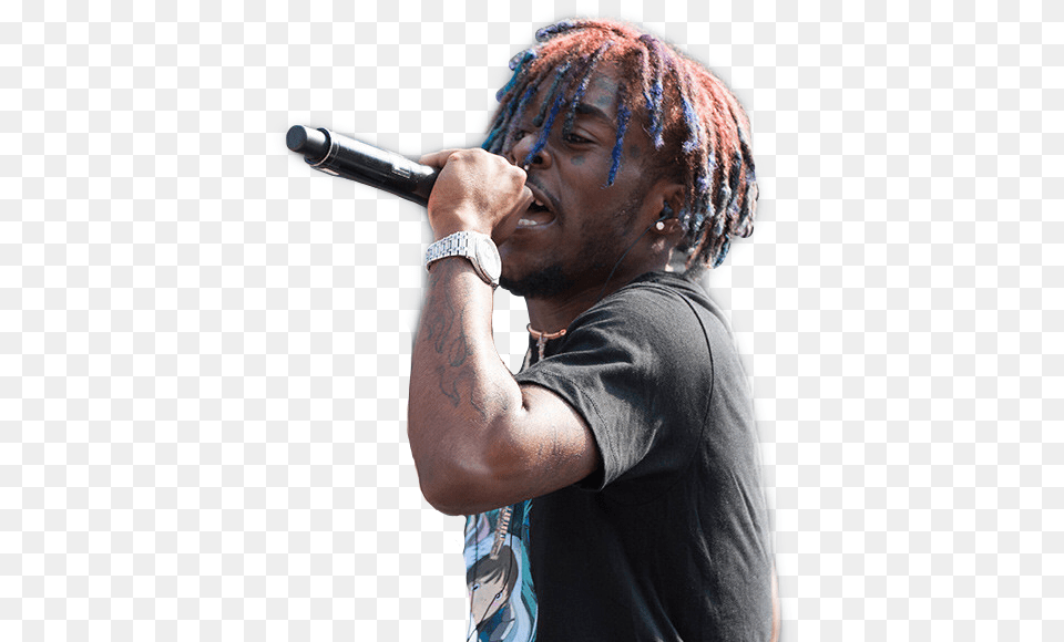 Liluzi Liluzivert Uzi Uzigang Sticker By Javier Lil Uzi Vert Holding Microphone, Solo Performance, Person, Electrical Device, Performer Png