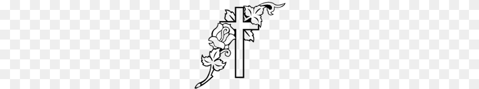 Lily Clipart Memorial Cross, Stencil, Symbol Png