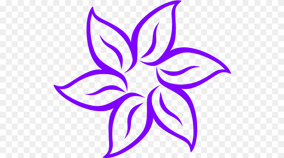 Lily Clipart Purple Rose Flower Black And White, Art, Floral Design, Graphics, Pattern Free Transparent Png