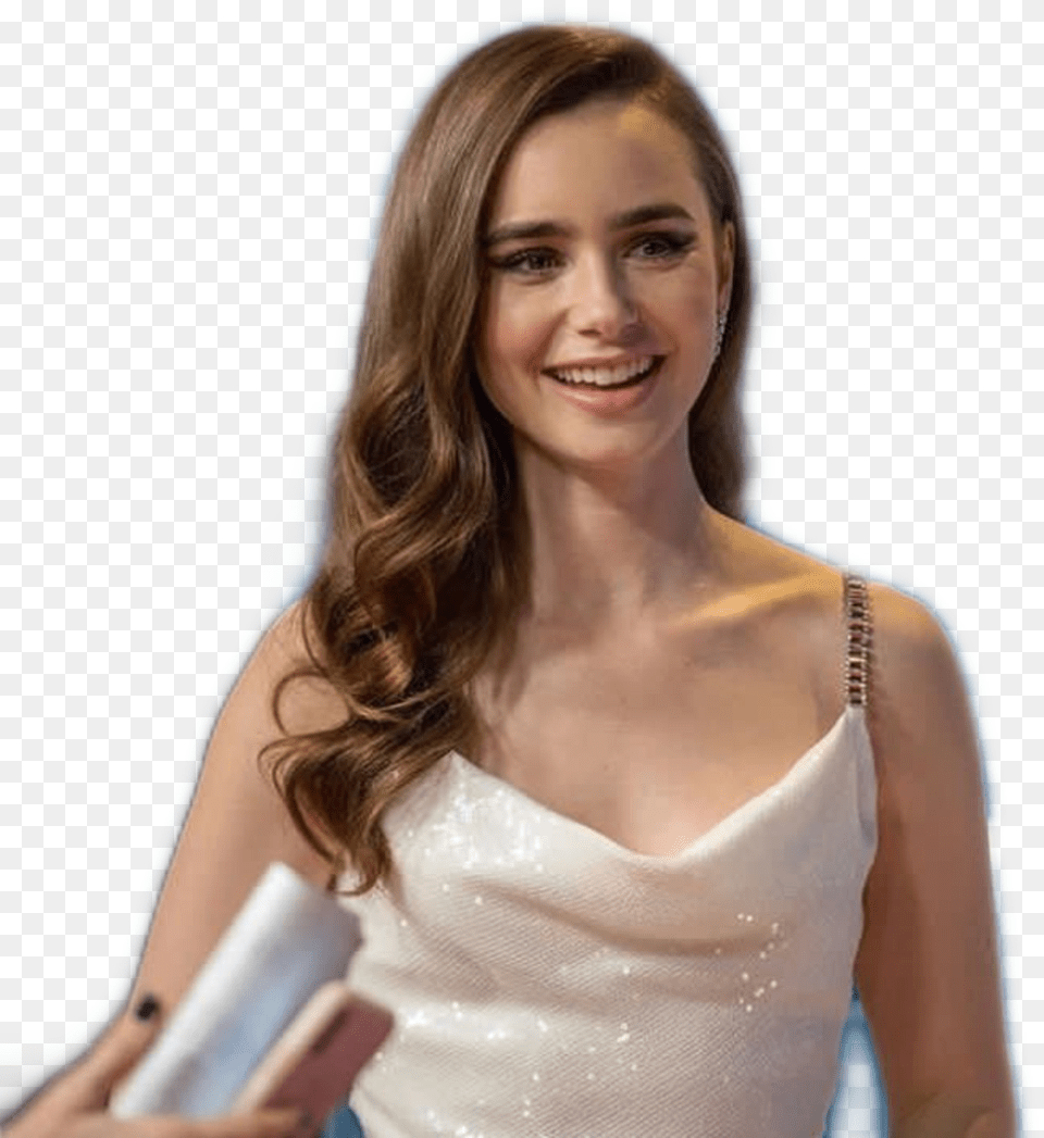 Lily Collins Lily Collins Transparent, Head, Smile, Face, Portrait Png